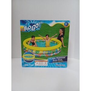 H2O GO! Floral Paradise‎ Play 3 Ring Pool Bestway 66" x 15"